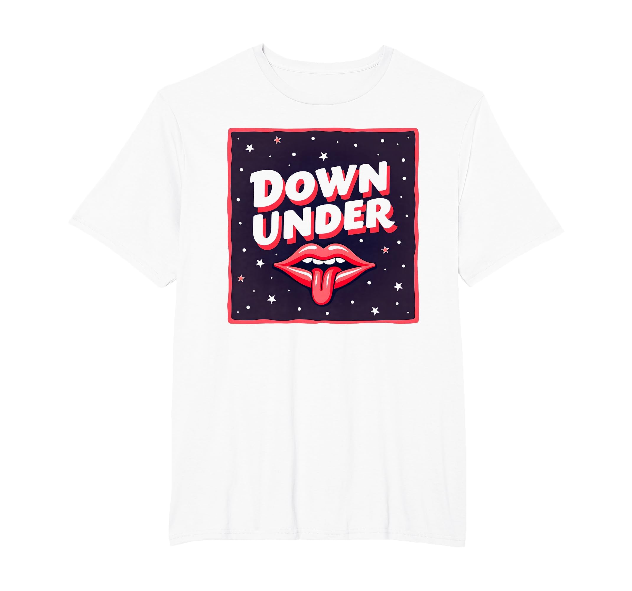 Lesbians Eat What Down Under Diner Mens T-Shirt - Trendy Graphic Unisex - T-Shirt, Sweatshirt, Hoodie