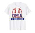 Oma Rookie 1St Birthday Baseball T-Shirt - Aesthetic Graphic Men Women - T-Shirt, Sweatshirt, Hoodie