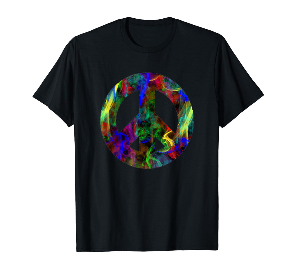 Psychedelic 60S 70S Peace Sign T-Shirt - Streetwear Style for Adults - T-Shirt, Sweatshirt, Hoodie