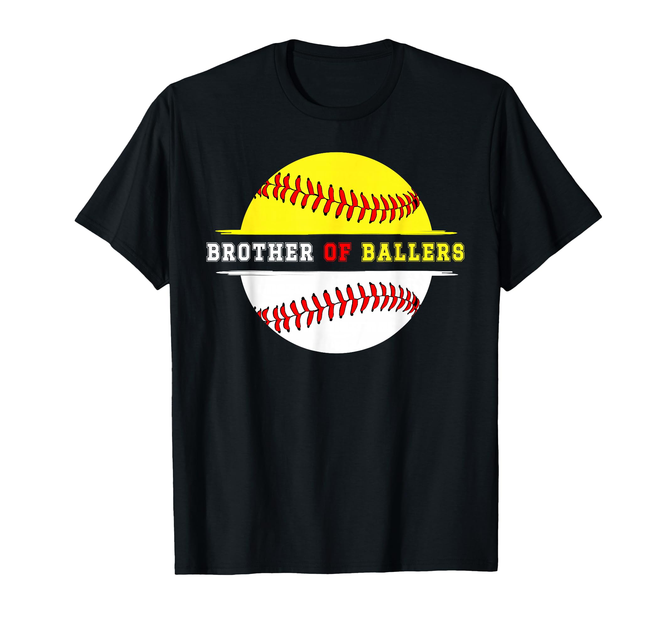 Brother Ballers Proud Softball T-Shirt - Novelty Apparel Men Women - T-Shirt, Sweatshirt, Hoodie