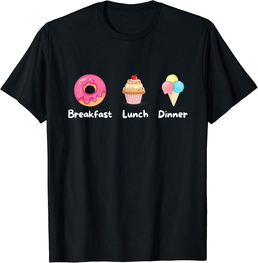 Funny Food Dessert and Bakery Sweets Lover - Adult & Kids T-Shirts, Sweatshirts & Hoodies apparel design preview 1