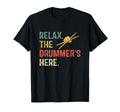 Drummer Relax Drummer Is Here Drumset T-Shirt - Trendy Graphic Men Women - T-Shirt, Sweatshirt, Hoodie