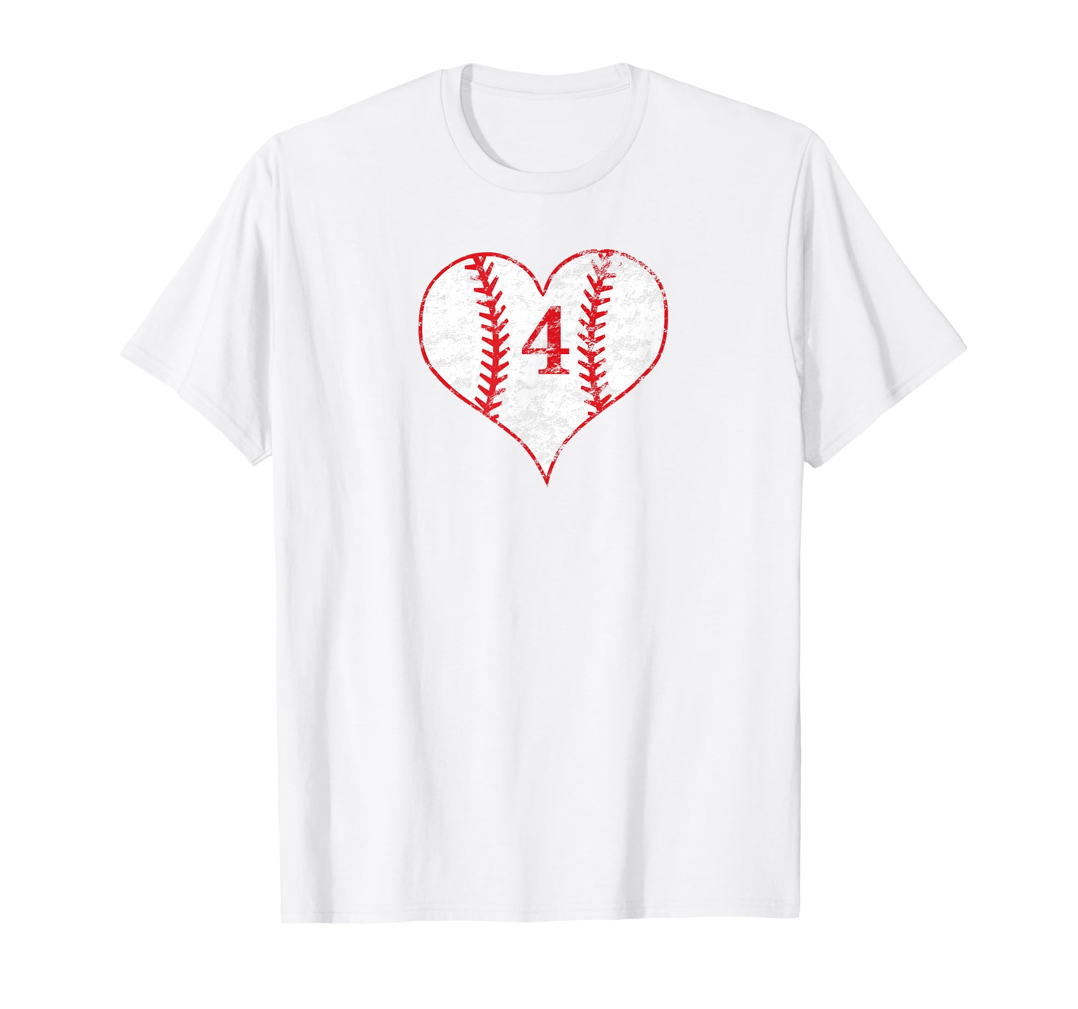 Love Baseball Mom 4 Baseball Heart T-Shirt - Aesthetic Graphic Men Women - T-Shirt, Sweatshirt, Hoodie