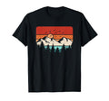 Sunset Mountain Landscape Forest Pine T-Shirt - Minimalist Print Men Women - T-Shirt, Sweatshirt, Hoodie