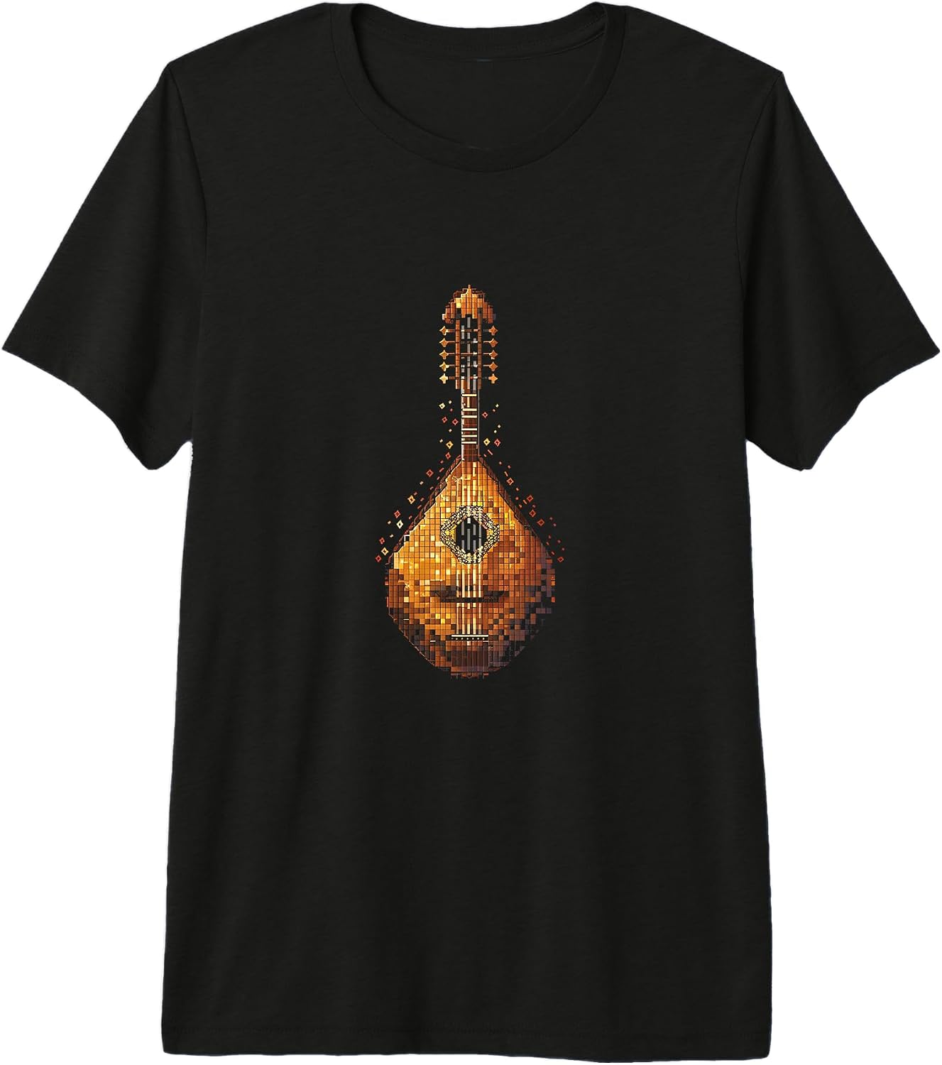 Mandolin Pixel Apparel - Adult & Kids T-Shirts, Sweatshirts & Hoodies apparel design preview 1