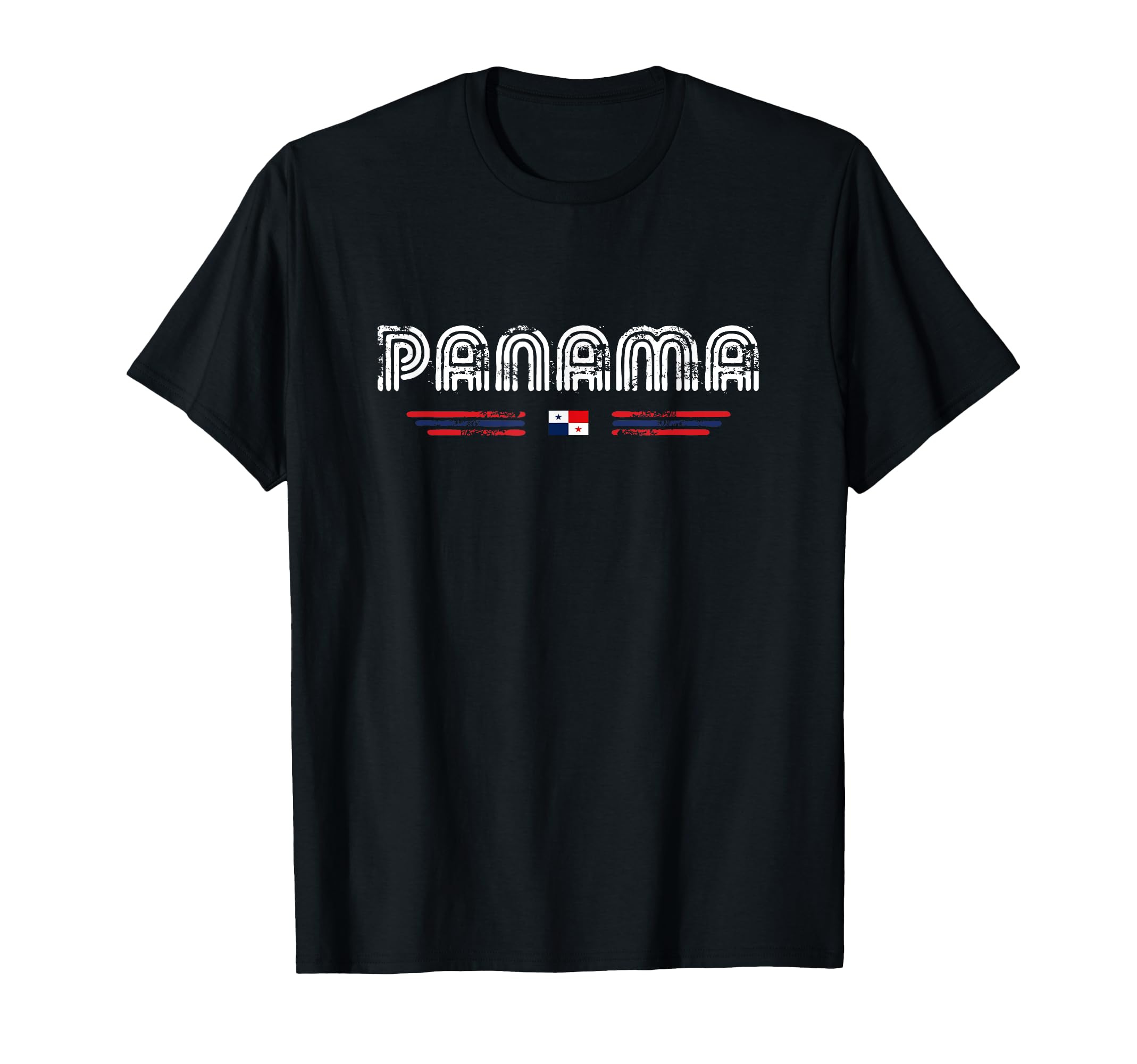 Panama 70S 80S Type Flag T-Shirt - Unique Graphic Men Women - T-Shirt, Sweatshirt, Hoodie