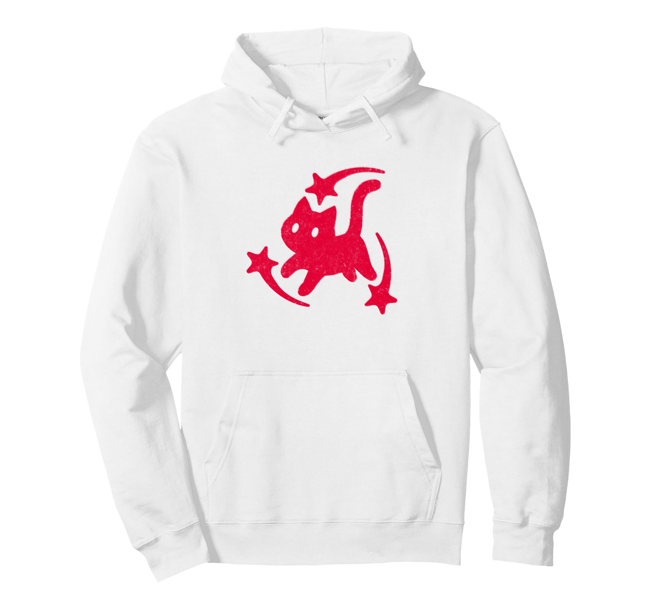 Yk2 Grunge Scary Cat Shooting Stars Hoodie - Novelty Apparel for Adults - T-Shirt, Sweatshirt, Hoodie