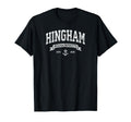 Hingham Massachusetts Ma Distressed T-Shirt - Unique Graphic for Adults - T-Shirt, Sweatshirt, Hoodie