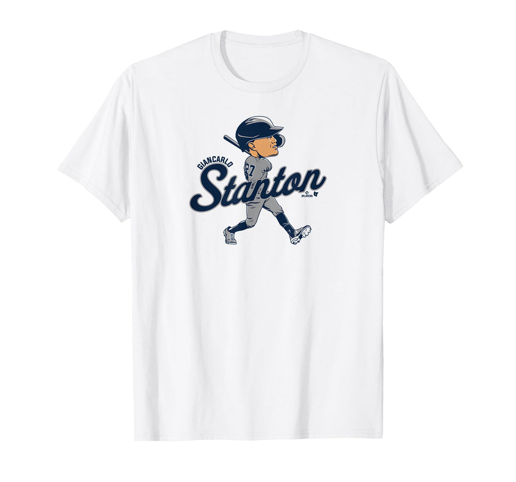 Giancarlo Stanton Caricature New York T-Shirt - Minimalist Print Unisex - T-Shirt, Sweatshirt, Hoodie
