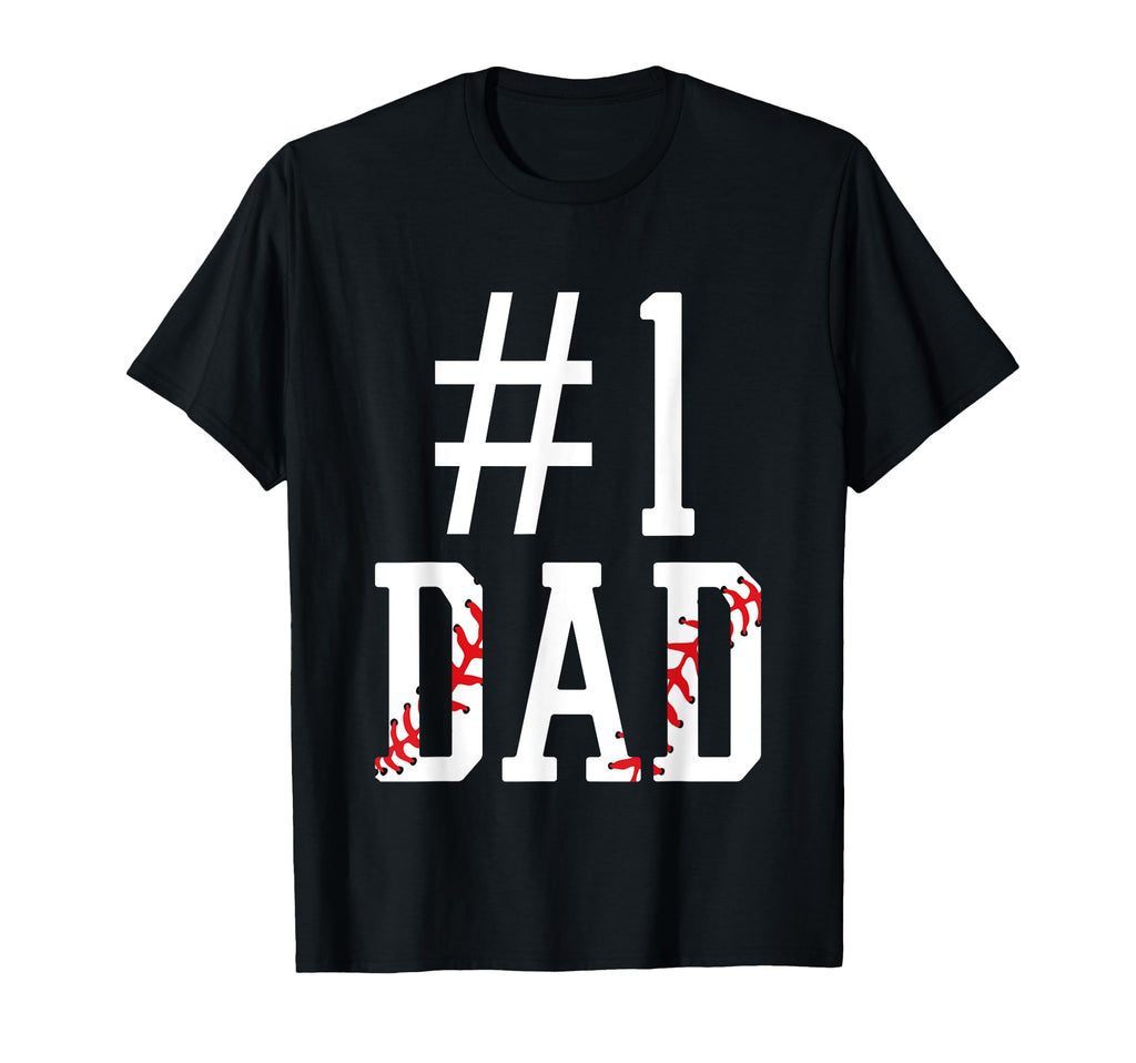 Number One Baseball Dad Joke Fathers Day T-Shirt - Graphic Print for Adults - T-Shirt, Sweatshirt, Hoodie
