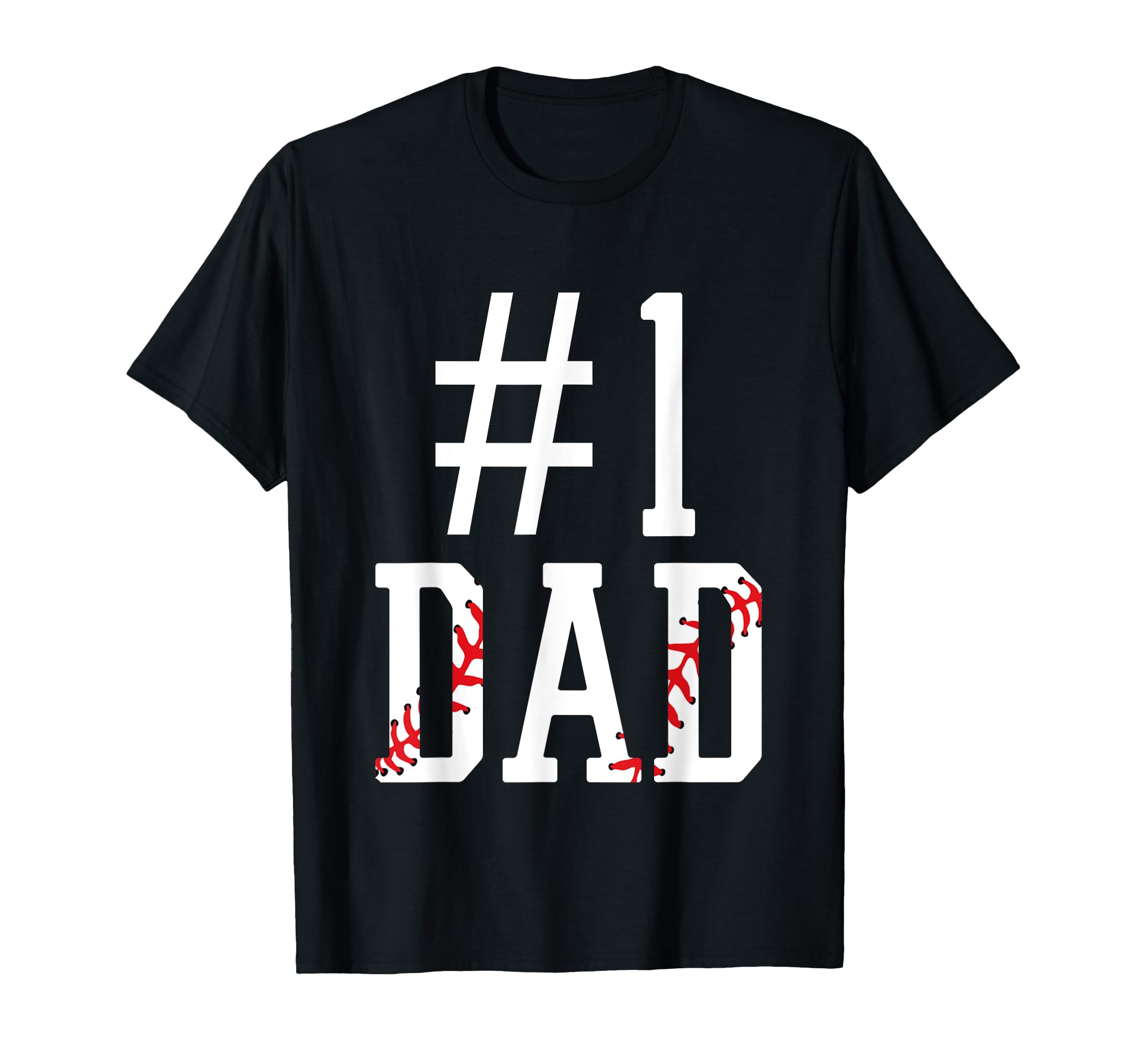 Number One Baseball Dad Joke Fathers Day T-Shirt - Graphic Print for Adults - T-Shirt, Sweatshirt, Hoodie