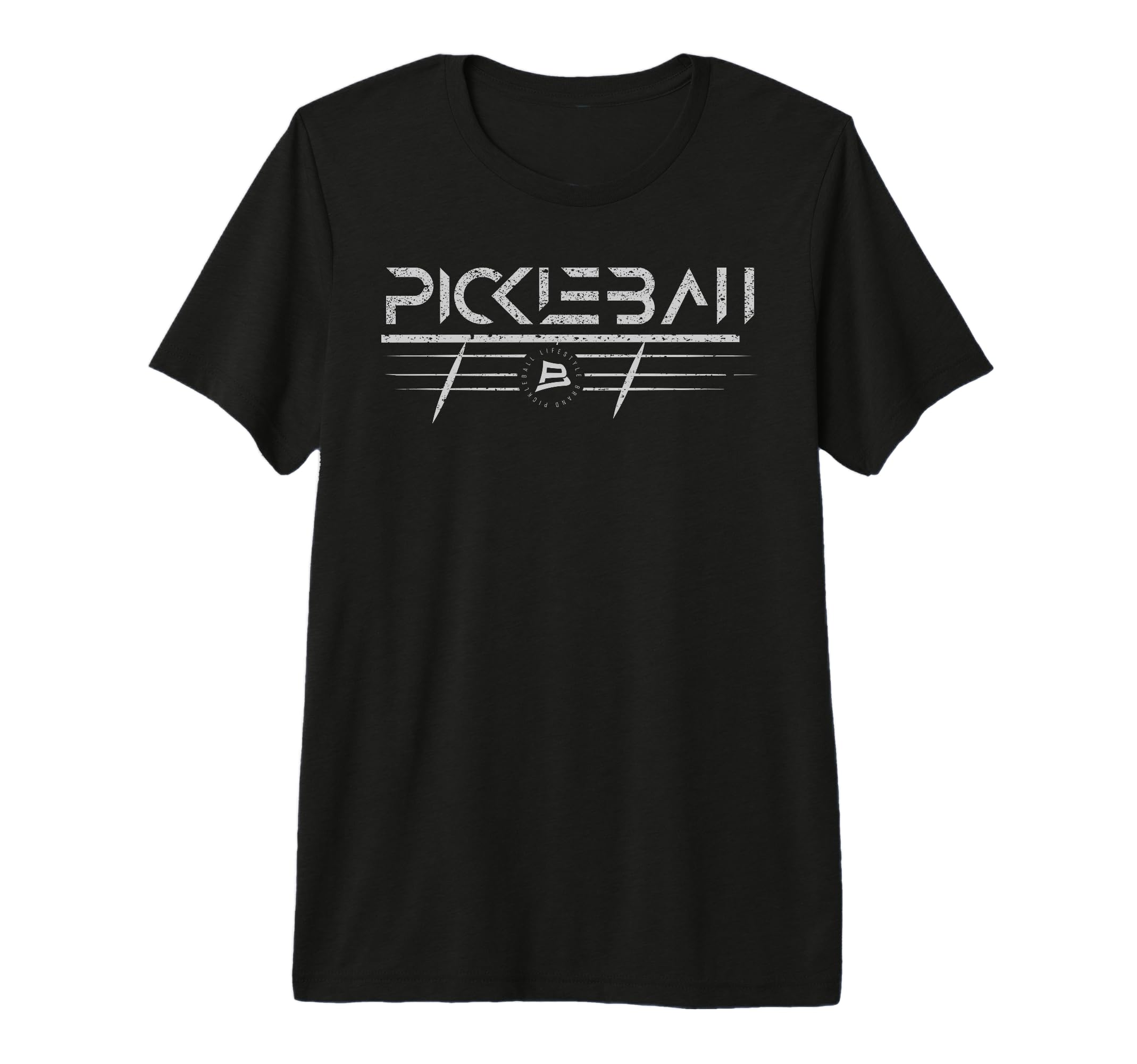 Pickleball Distressed Sports Tri Blend T-Shirt - Minimalist Print Unisex - T-Shirt, Sweatshirt, Hoodie