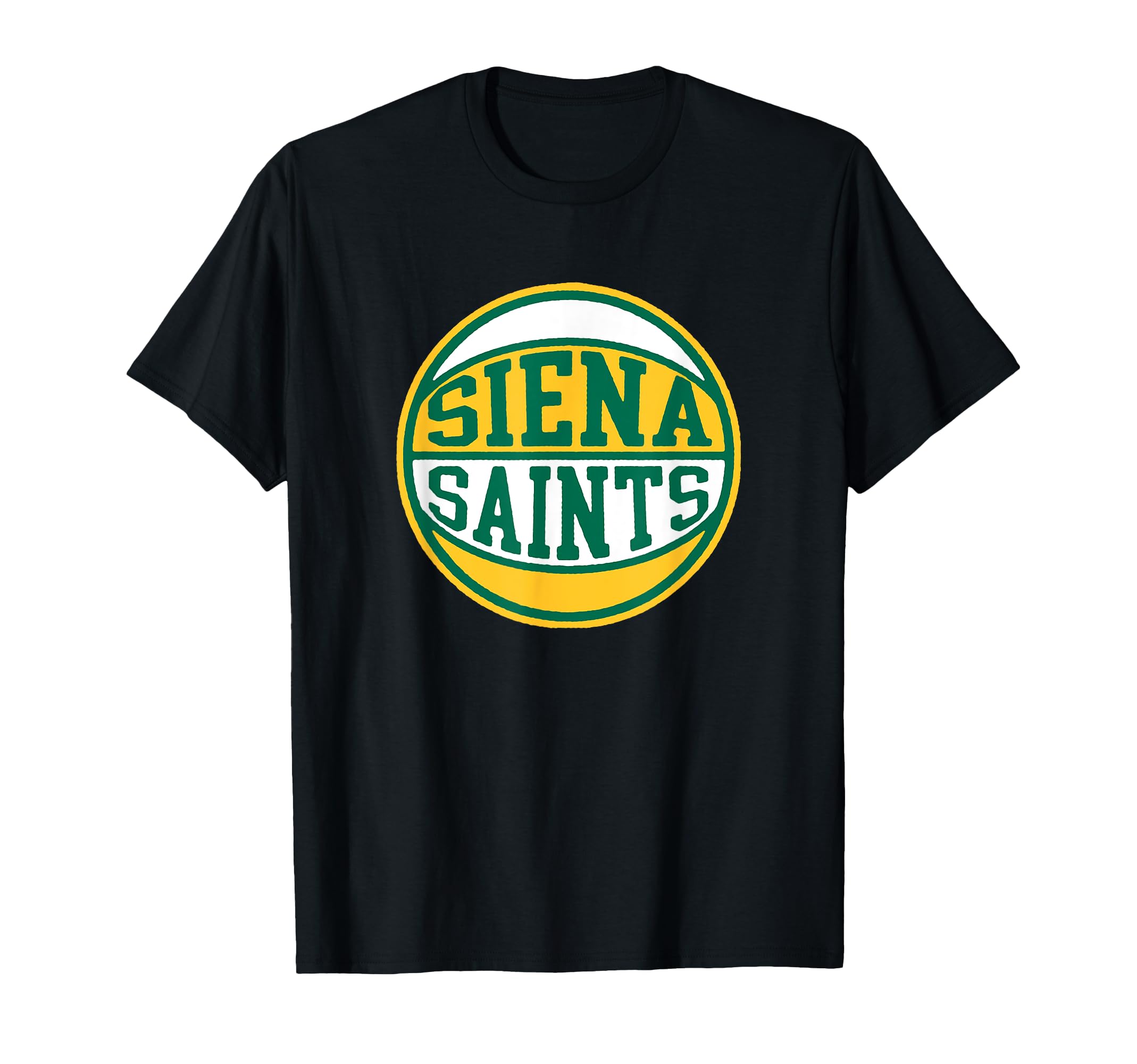 Siena College Distressed 70S Basketball T-Shirt - Graphic Print for Adults - T-Shirt, Sweatshirt, Hoodie
