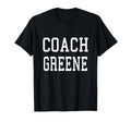 Coach Greene Custom Football Soccer T-Shirt - Unique Graphic Unisex - T-Shirt, Sweatshirt, Hoodie