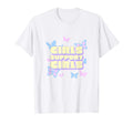 Support Feminist Butterfly Y2K Aesthetic T-Shirt - Minimalist Print Unisex - T-Shirt, Sweatshirt, Hoodie