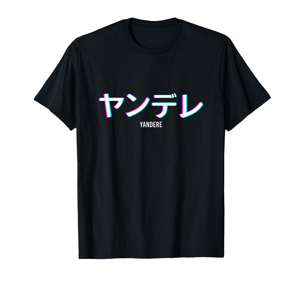 Yandere Vaporwave Aesthetic Anime T-Shirt - Minimalist Print Men Women - T-Shirt, Sweatshirt, Hoodie