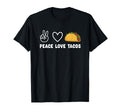 Peace Love Tacos Funny Taco Lover Food T-Shirt - Unique Graphic Unisex - T-Shirt, Sweatshirt, Hoodie