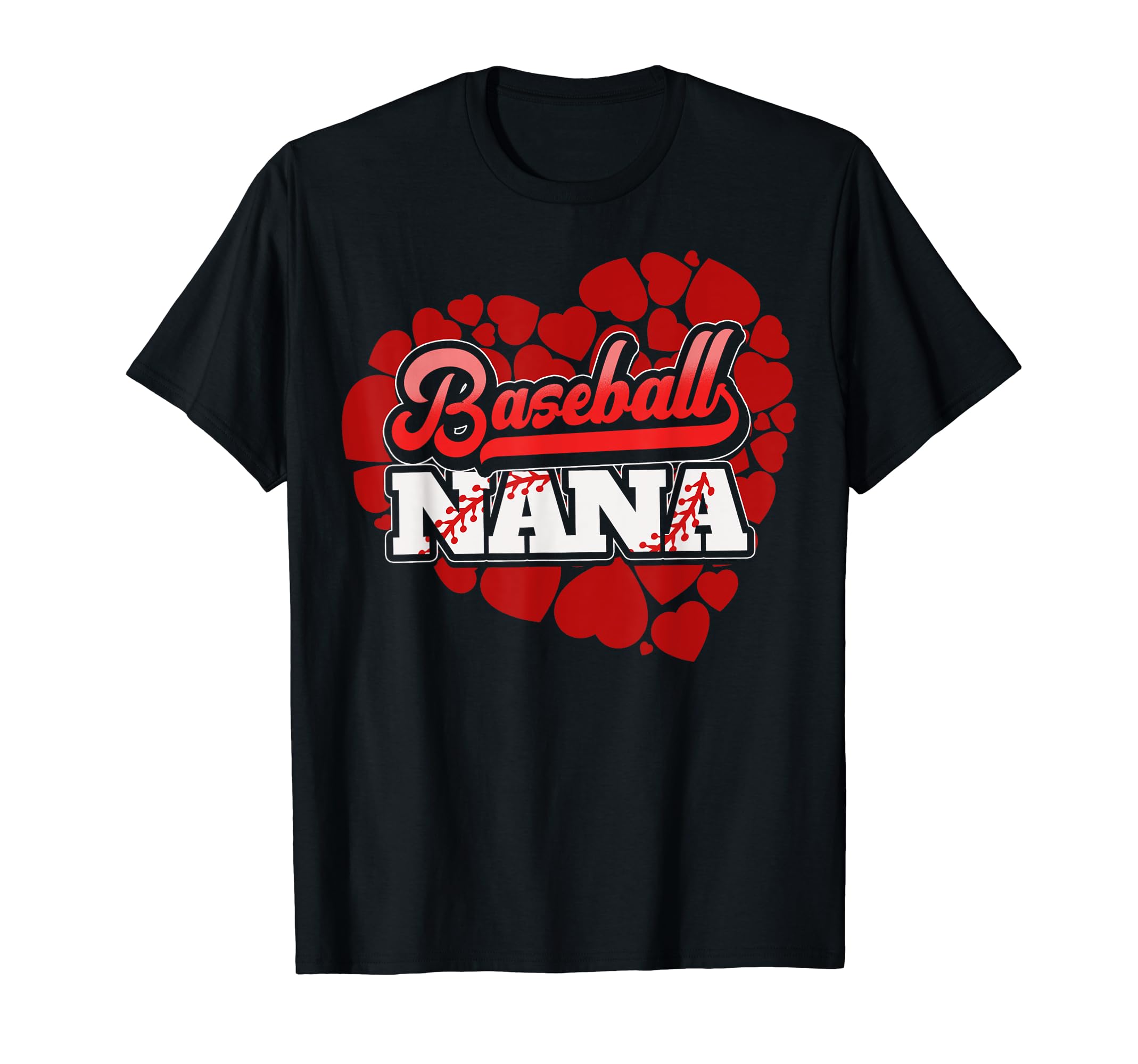 Baseball Nana Grandma Grandson Baseball T-Shirt - Trendy Graphic Unisex - T-Shirt, Sweatshirt, Hoodie