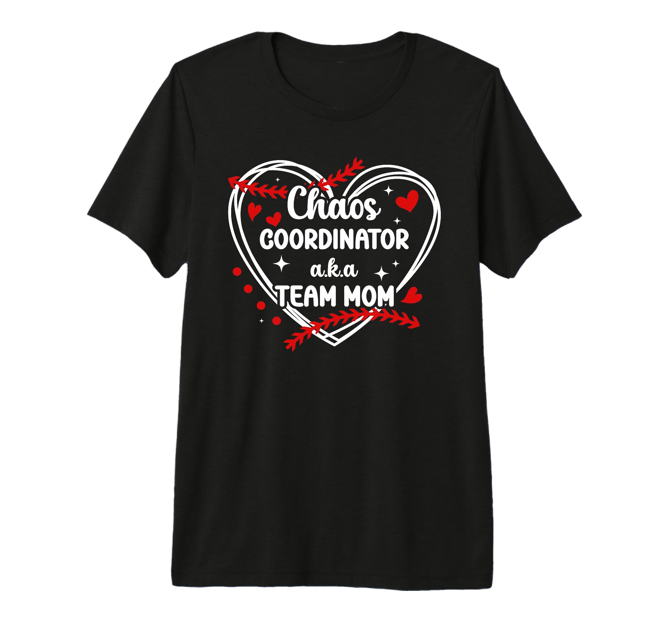 Chaos Coordinator Baseball Team Mom T-Shirt - Casual Everyday Wear Unisex - T-Shirt, Sweatshirt, Hoodie
