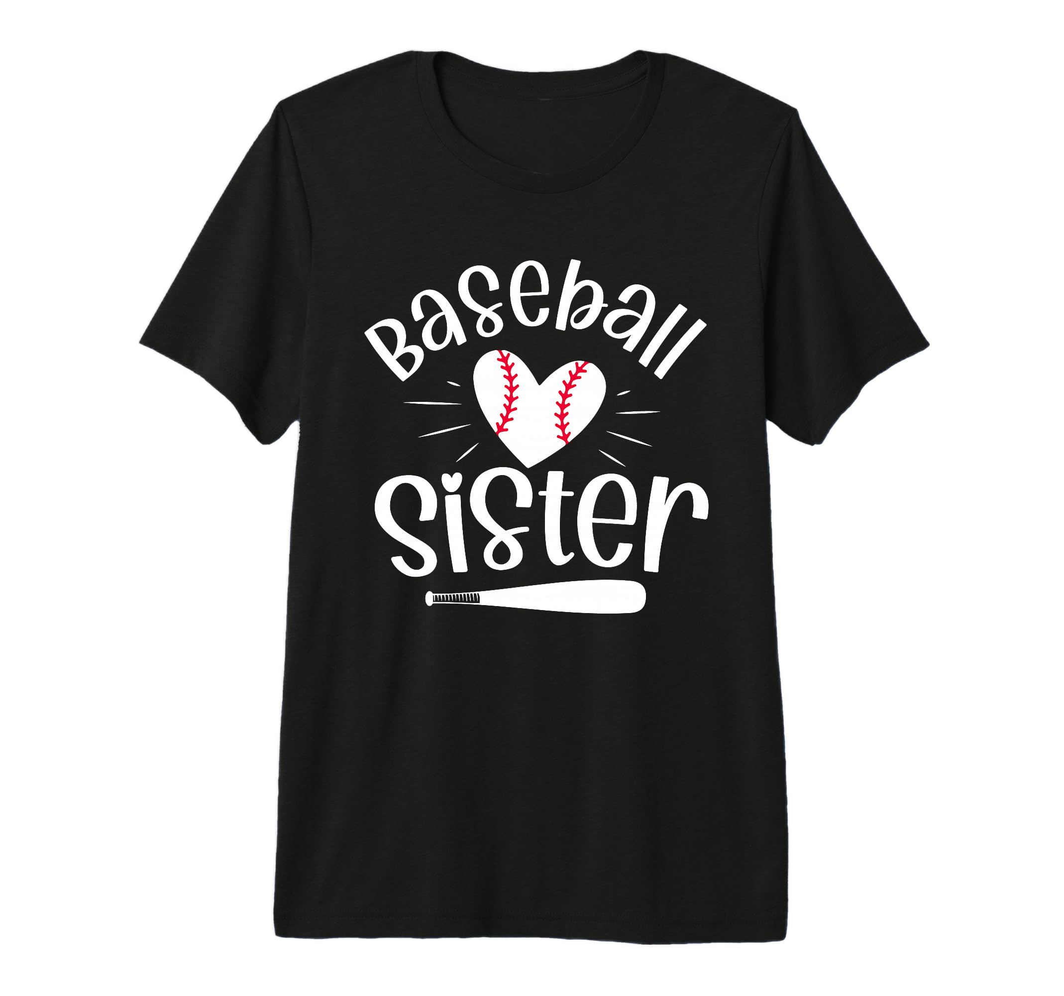Baseball Sister Funny Baseball T-Shirt - Custom Art Print Men Women - T-Shirt, Sweatshirt, Hoodie