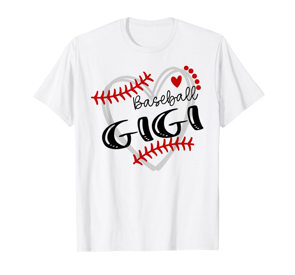 Personalized Baseball Heart Gigi T-Shirt - Aesthetic Graphic Men Women - T-Shirt, Sweatshirt, Hoodie