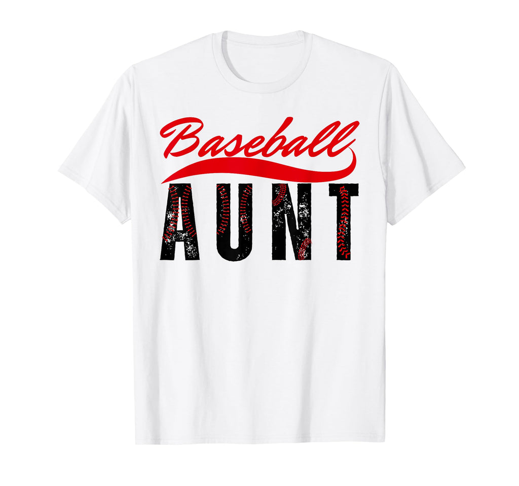 Baseball Aunt Family Matching Aunt T-Shirt - Trendy Graphic Unisex - T-Shirt, Sweatshirt, Hoodie