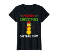 Merry Softball Mom Baseball Player T-Shirt - Custom Art Print for Adults - T-Shirt, Sweatshirt, Hoodie