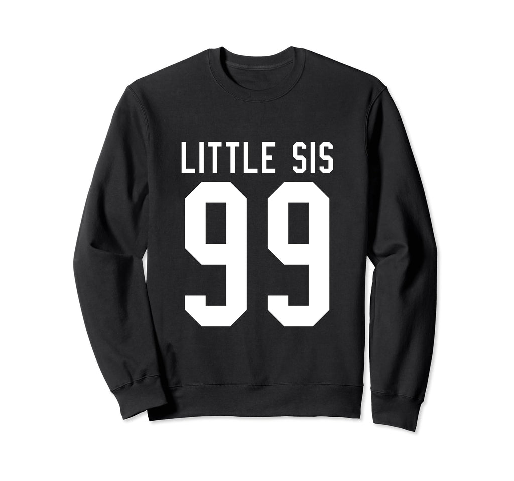 Number 99 Little Sis Biggest Fan Sweatshirt - Custom Art Print Men Women - T-Shirt, Sweatshirt, Hoodie