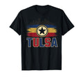 Skyline Distressed Tulsa Oklahoma T-Shirt - Casual Everyday Wear Men Women - T-Shirt, Sweatshirt, Hoodie