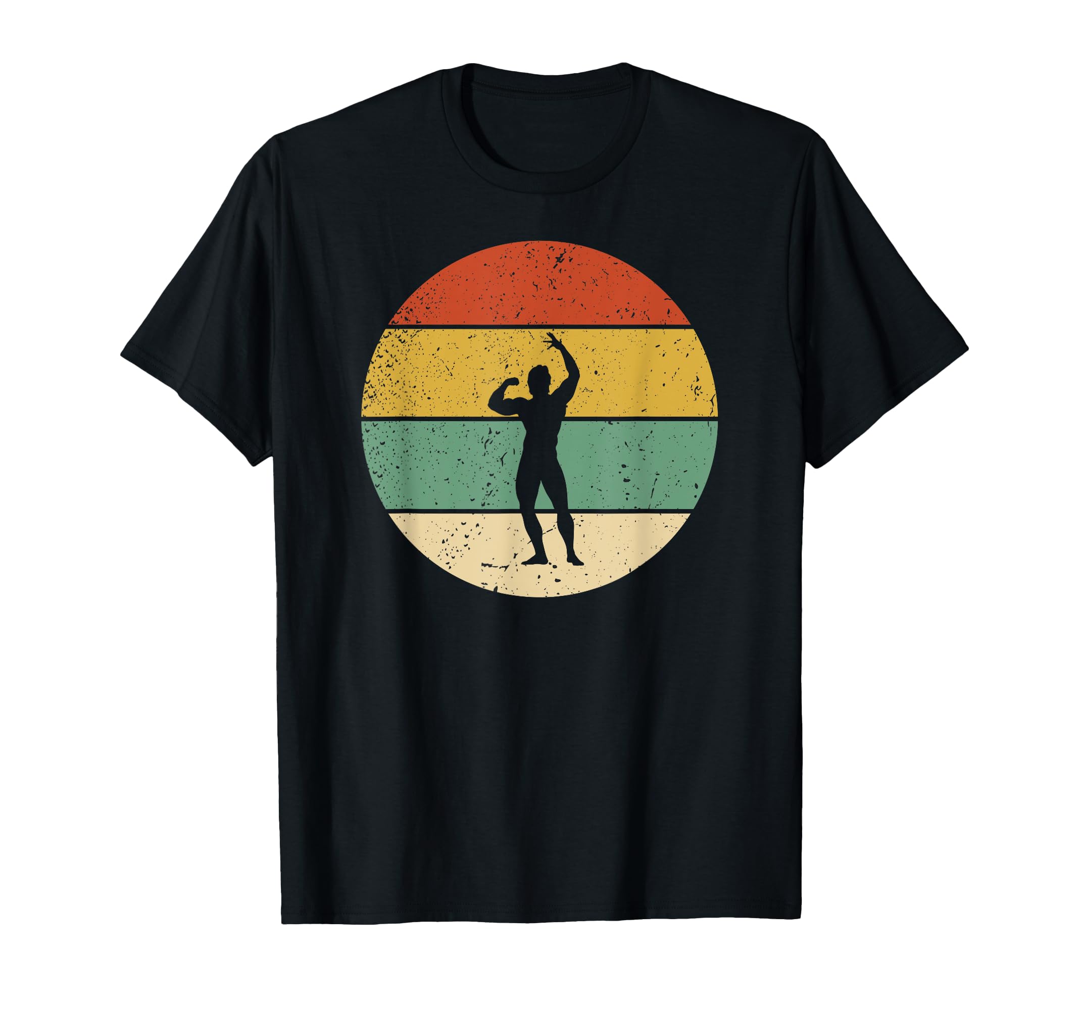 Gym Bodybuilder Sunset T-Shirt - Fun Novelty Design for Adults - T-Shirt, Sweatshirt, Hoodie