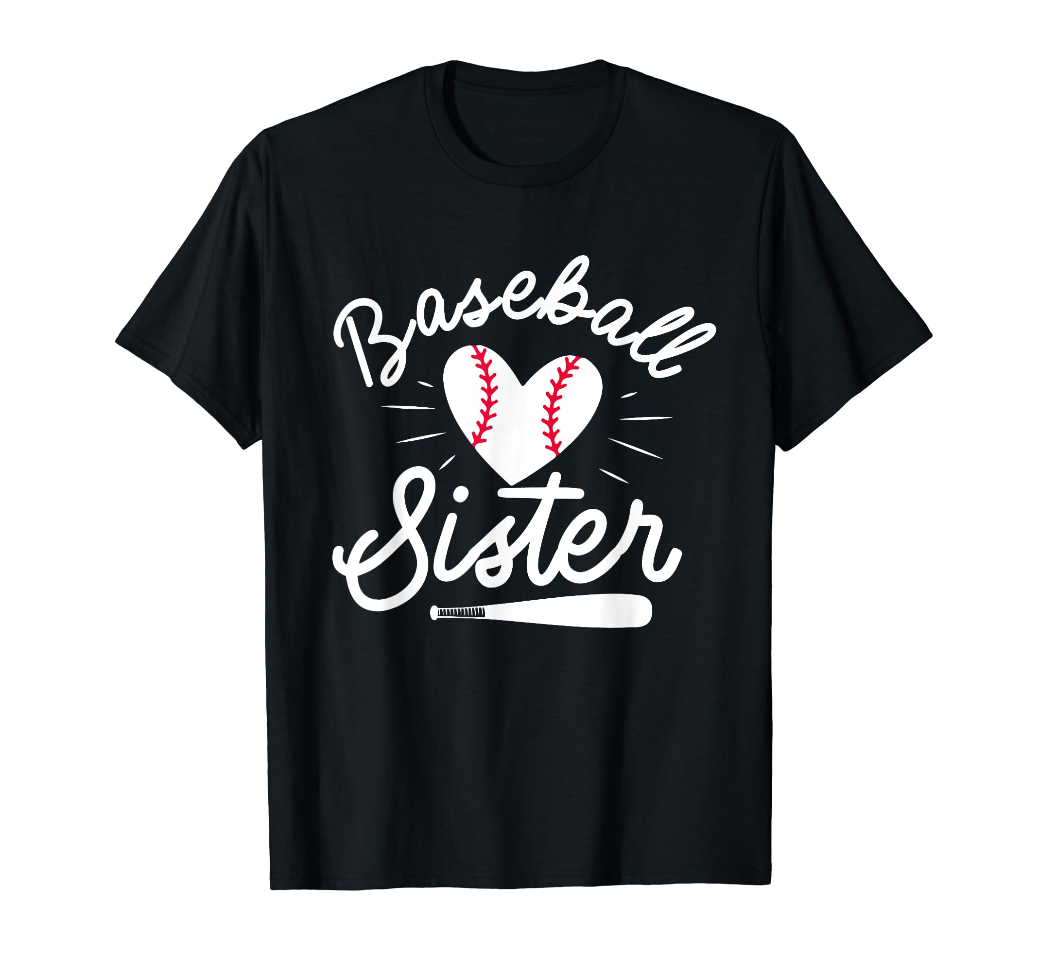 Baseball Sister Funny Baseball T-Shirt - Aesthetic Graphic for Adults - T-Shirt, Sweatshirt, Hoodie