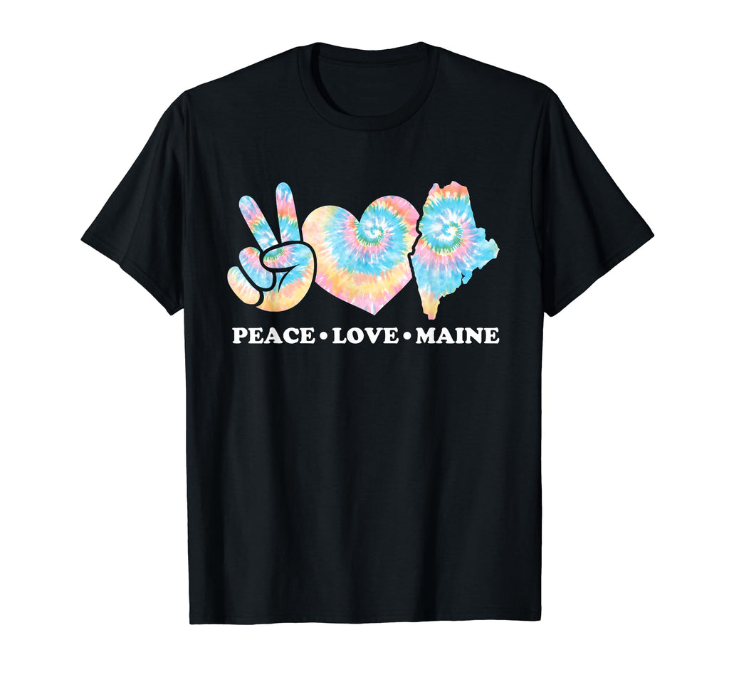 Tie Dye Maine Hippie Gift Co T-Shirt - Unique Graphic Men Women - T-Shirt, Sweatshirt, Hoodie