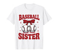 Bow Coquette Baseball Sister Funny T-Shirt - Trendy Graphic Men Women - T-Shirt, Sweatshirt, Hoodie