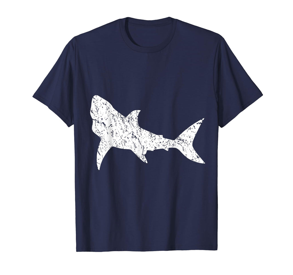 Shark Distressed T-Shirt - Novelty Apparel for Adults - T-Shirt, Sweatshirt, Hoodie