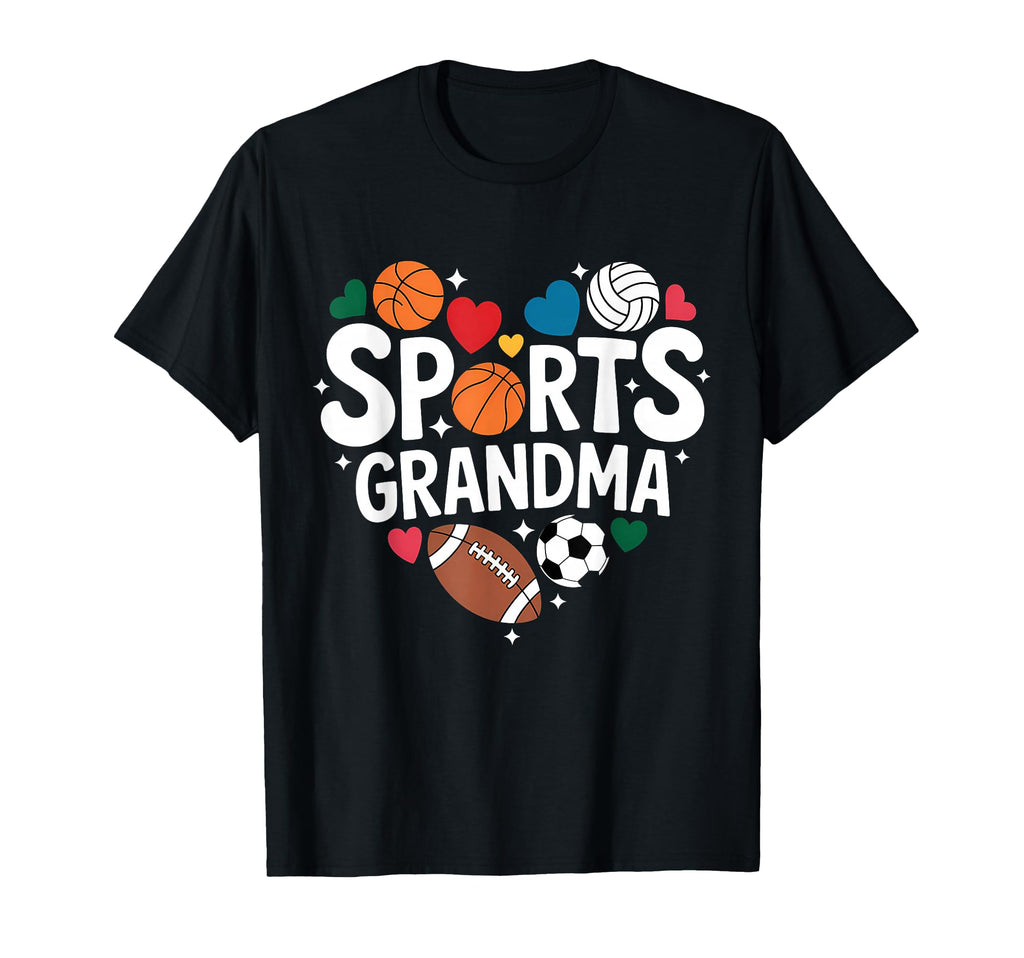 Sports Grandma Atheletic Grandkids T-Shirt - Aesthetic Graphic Men Women - T-Shirt, Sweatshirt, Hoodie