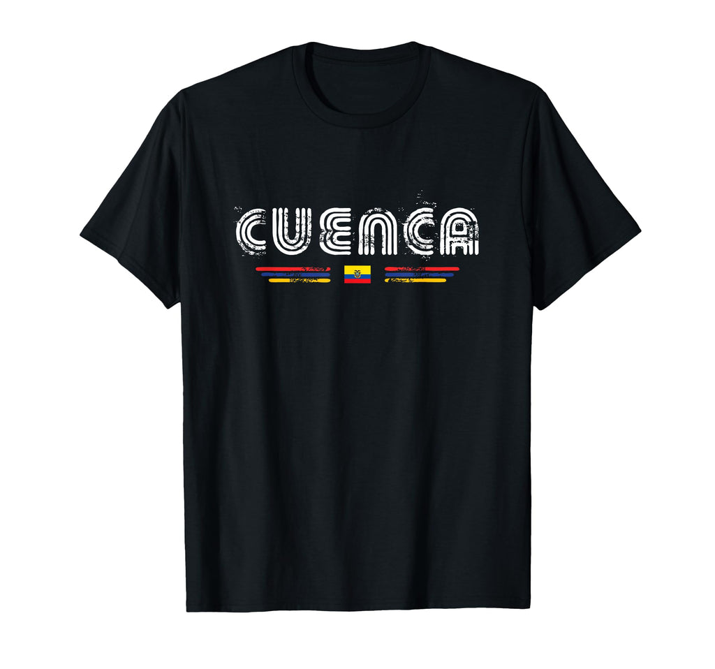 Cuenca Ecuador 70S 80S Type T-Shirt - Custom Art Print for Adults - T-Shirt, Sweatshirt, Hoodie