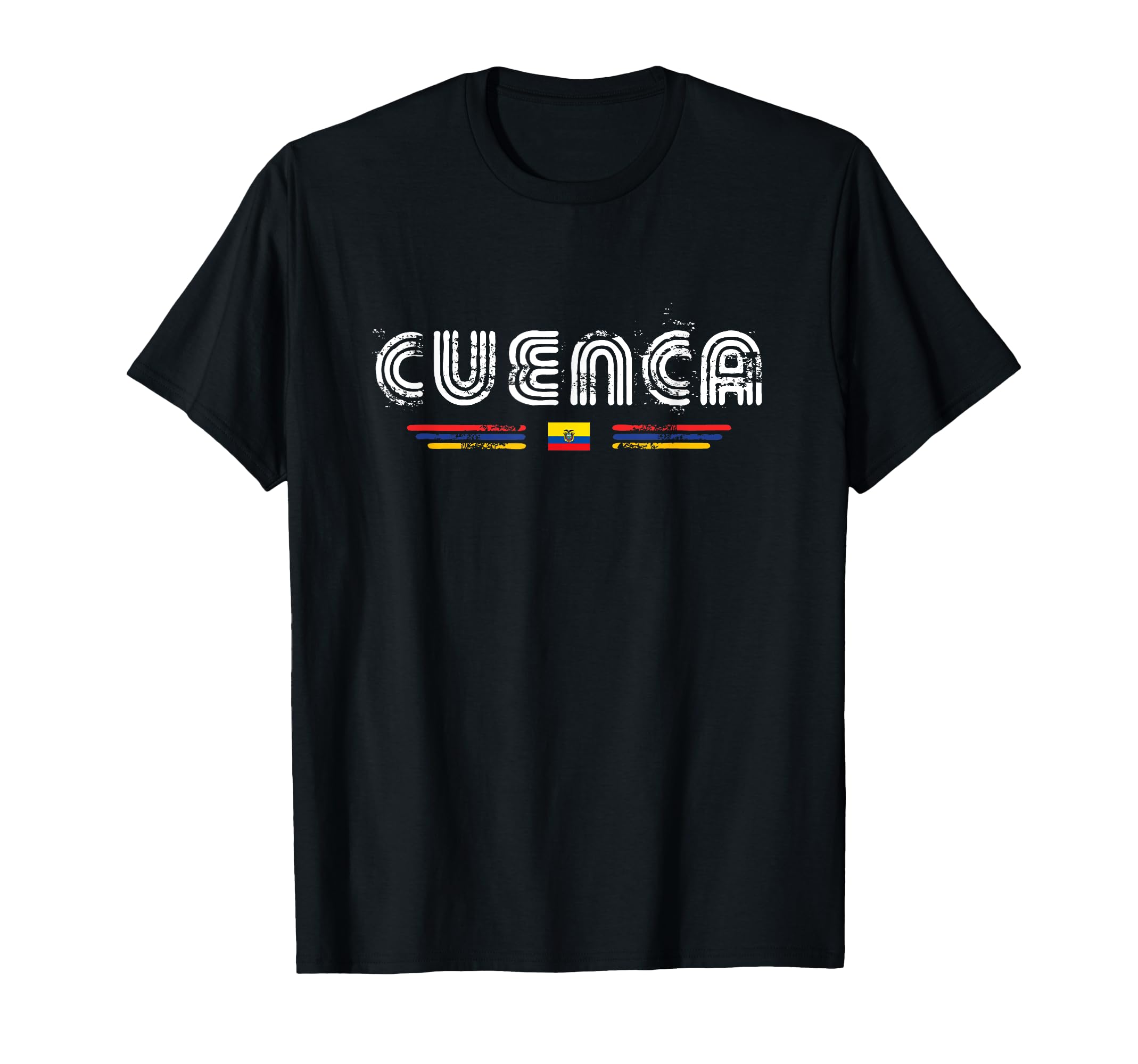 Cuenca Ecuador 70S 80S Type T-Shirt - Custom Art Print for Adults - T-Shirt, Sweatshirt, Hoodie