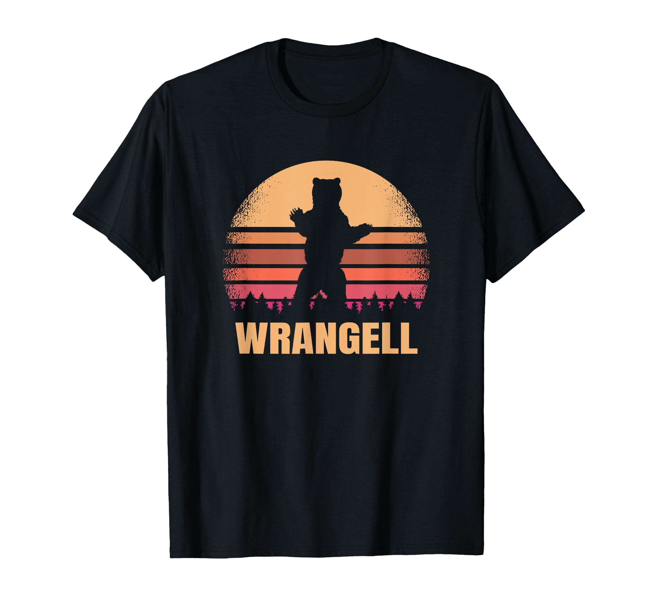 Wrangell Alaska Bear Ak Distressed T-Shirt - Streetwear Style Men Women - T-Shirt, Sweatshirt, Hoodie