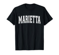Marietta Oh Ohio Usa Sports Varsity T-Shirt - Trendy Graphic for Adults - T-Shirt, Sweatshirt, Hoodie