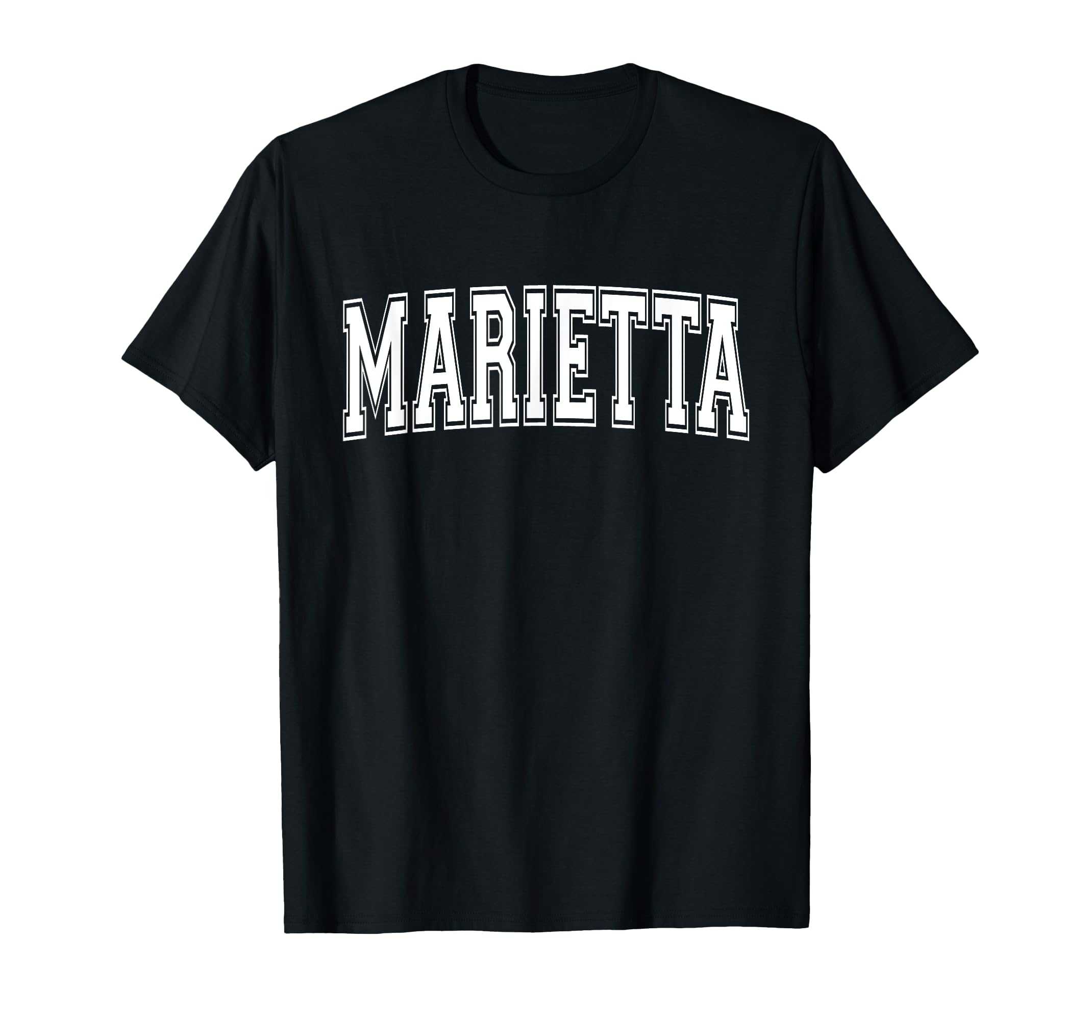 Marietta Oh Ohio Usa Sports Varsity T-Shirt - Trendy Graphic for Adults - T-Shirt, Sweatshirt, Hoodie