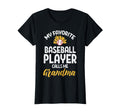 Favorite Baseball Player Grandma Sunflower T-Shirt - Graphic Print Unisex - T-Shirt, Sweatshirt, Hoodie