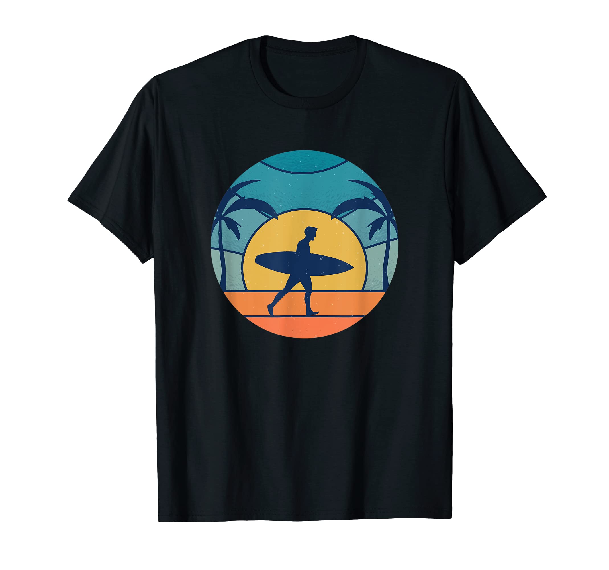 Sunset Surfing Surf Sunset Beach T-Shirt - Aesthetic Graphic for Adults - T-Shirt, Sweatshirt, Hoodie