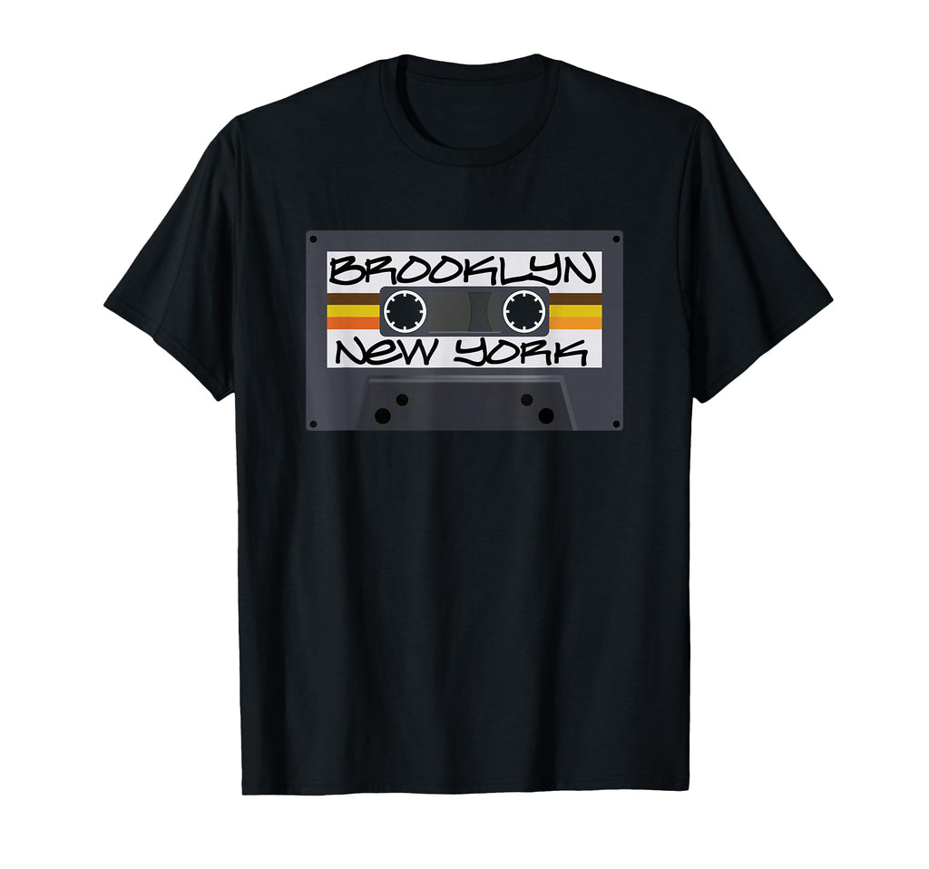 Brooklyn New York Cassette Tape T-Shirt - Casual Everyday Wear Men Women - T-Shirt, Sweatshirt, Hoodie