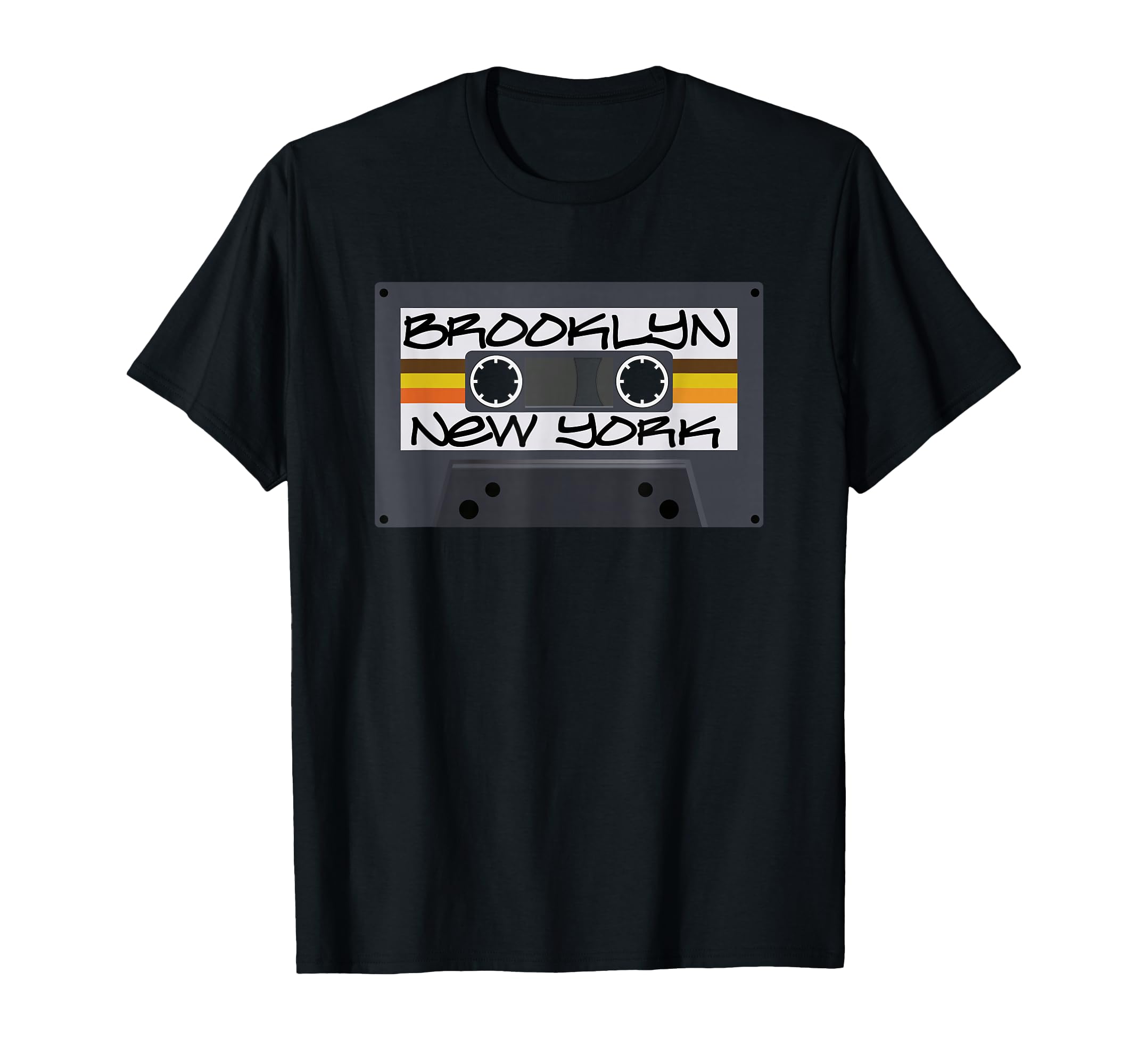 Brooklyn New York Cassette Tape T-Shirt - Casual Everyday Wear Men Women - T-Shirt, Sweatshirt, Hoodie