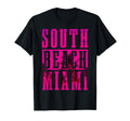 South Beach Miami Sunset Palm Trees T-Shirt - Aesthetic Graphic for Adults - T-Shirt, Sweatshirt, Hoodie