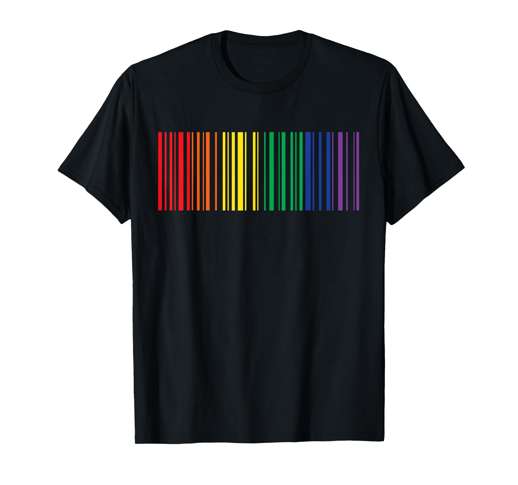 Rainbow Barcode Pride Lgbtq Rainbow 2026 T-Shirt - Graphic Print Unisex - T-Shirt, Sweatshirt, Hoodie