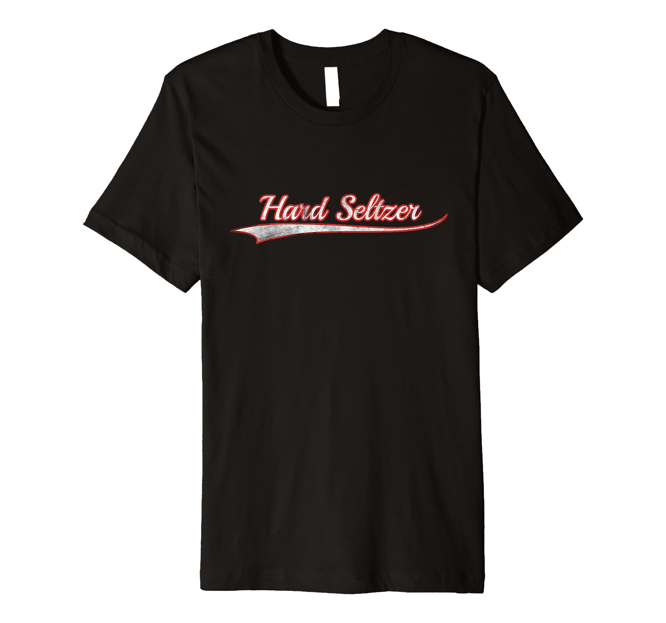 Hard Seltzer Varsity Distressed T-Shirt - Casual Everyday Wear Unisex - T-Shirt, Sweatshirt, Hoodie