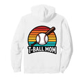 Funny T Ball Mom Softball Ball T Hoodie - Aesthetic Graphic for Adults - T-Shirt, Sweatshirt, Hoodie