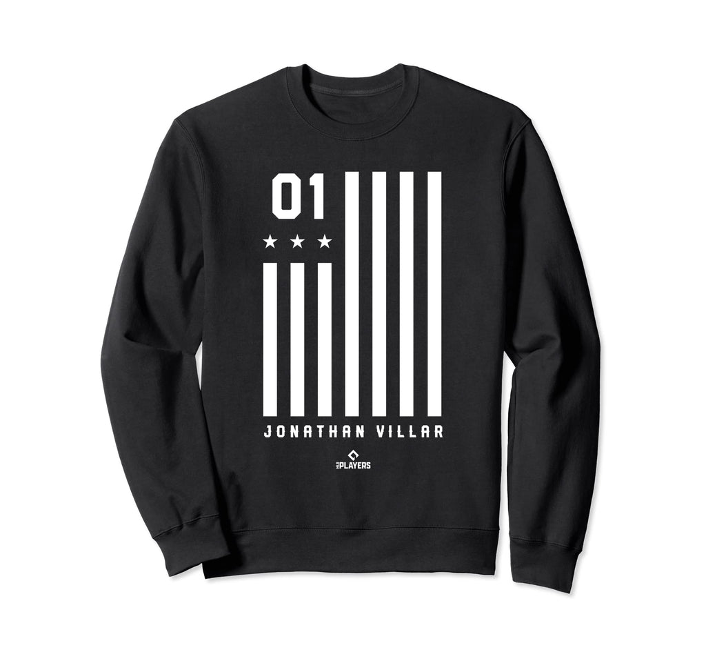Jonathan Villar Flag Patriotic New Sweatshirt - Minimalist Print Men Women - T-Shirt, Sweatshirt, Hoodie
