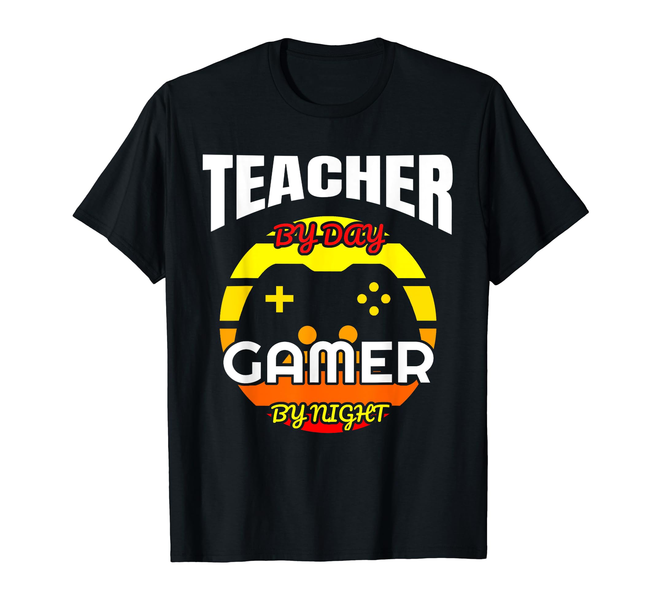 Teacher Video Gamer Sunset Gaming T-Shirt - Streetwear Style for Adults - T-Shirt, Sweatshirt, Hoodie